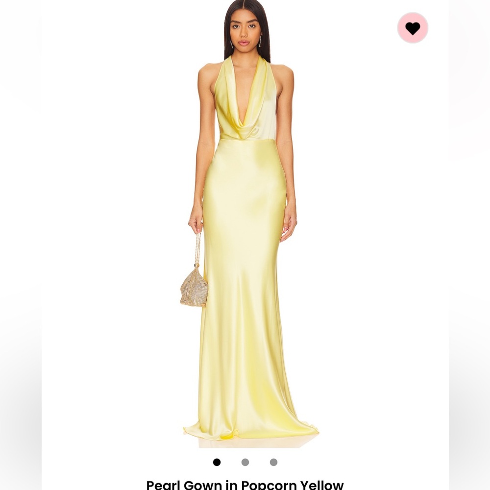 Sau Lee Pearl Gown in Popcorn Yellow